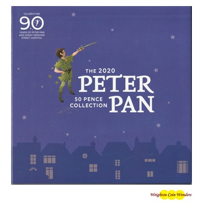 2020 BU 50p Pack (6-Coins) - The Peter Pan 50 Pence Collection